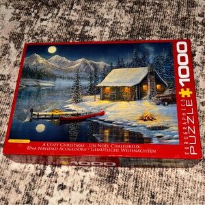 Eurographics 1000 Piece Puzzle A Cozy Christmas Jigsaw Puzzle